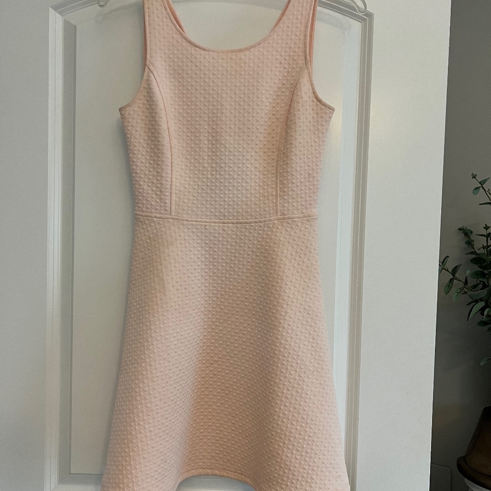 Blush pink mini dress